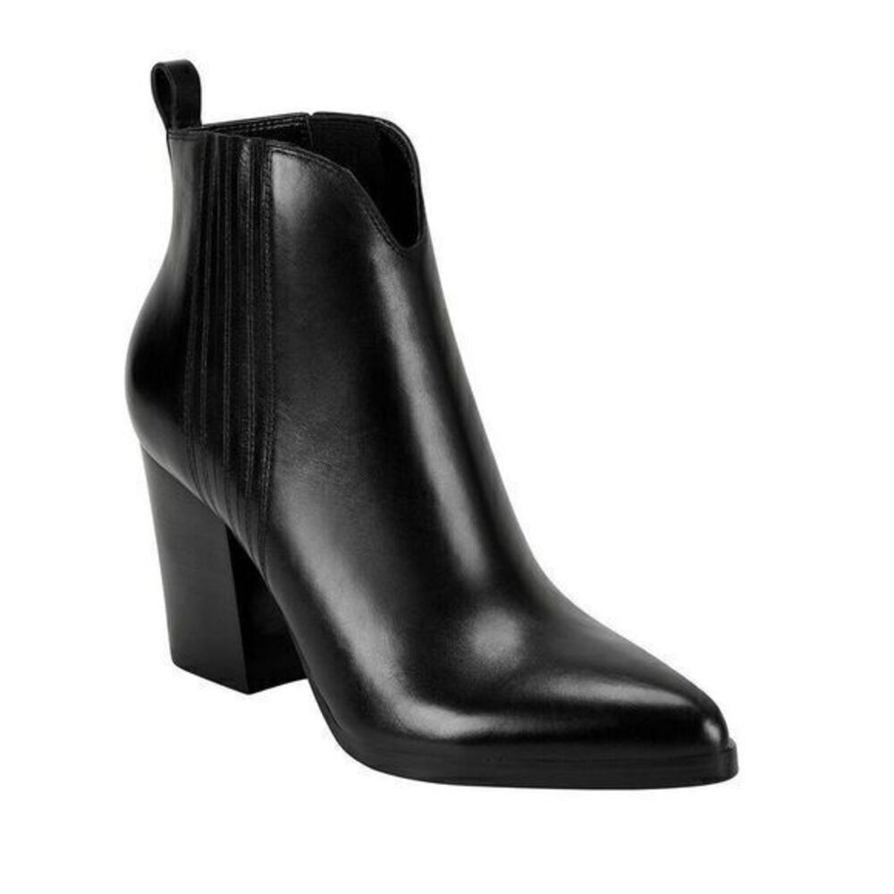 MARC FISHER LTD Black Annabel Bootie SIZE 6.5
